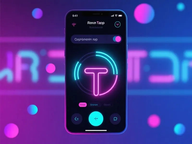 霓虹节奏敲击示意图